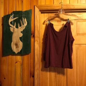 American Eagle Outfitters Open Back Knit Top